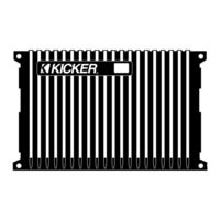 Kicker ZX460 User Manual