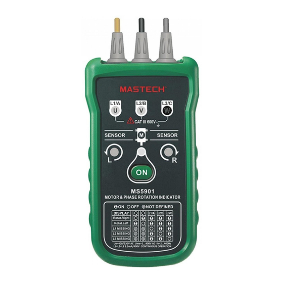 Mastech MS5901 User Manual
