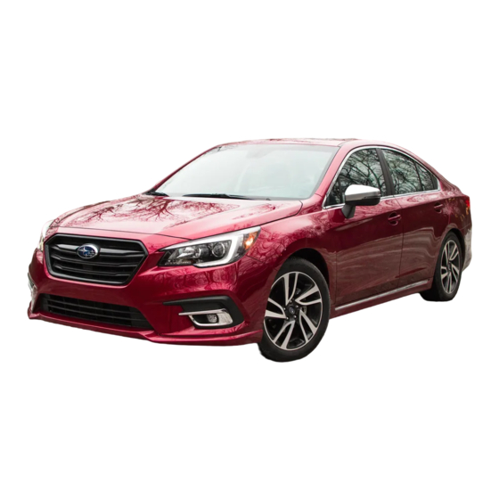 Subaru 2018 Legacy Instruction Manual