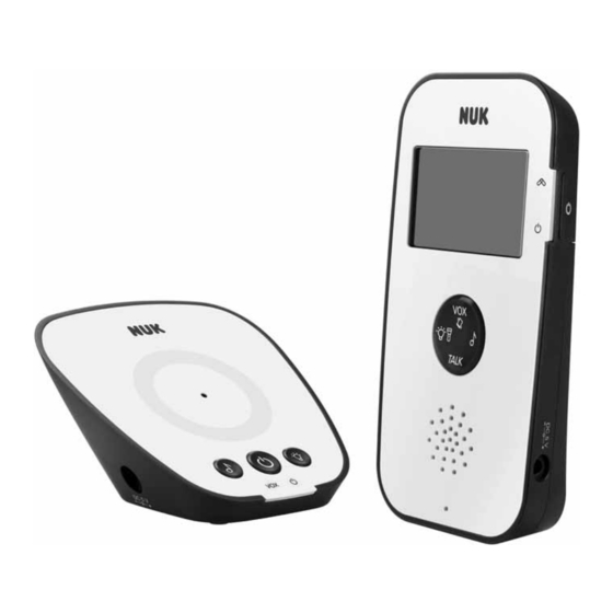 NUK Eco Control Audio 530D+ Manuals