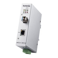 Korenix JetCon 3401G V2 Quick Installation Manual