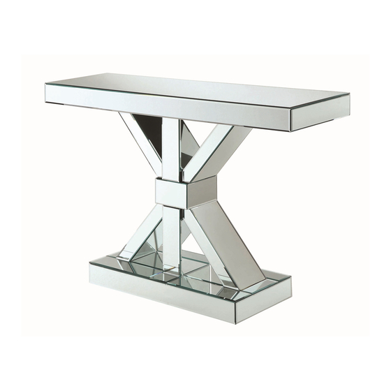 Coaster Console Table 950191 Assembly Instructions