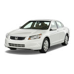 Honda Automobiles 2008 Accord Sedan Owner's Manual