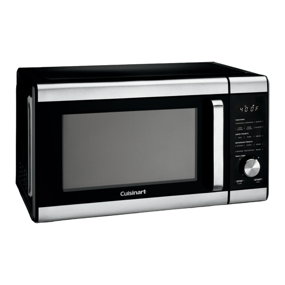 Cuisinart AirFryer Plus AMW-90 Quick Reference Manual