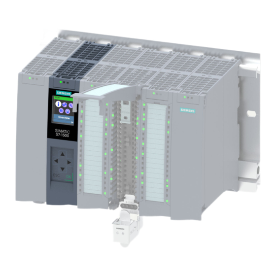 Siemens 6ES7511-1AL03-0AB0 Equipment Manual