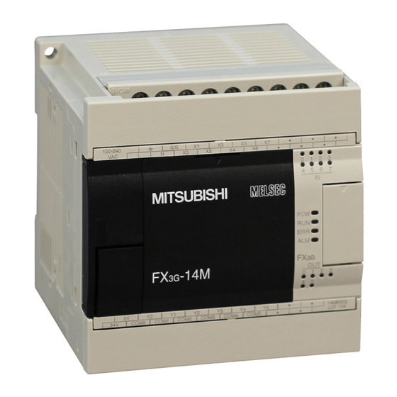 Mitsubishi Electric FX3G Quick Start Manual