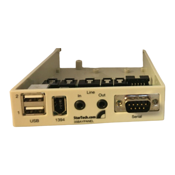 StarTech.com 35BAYPANEL Spec Sheet