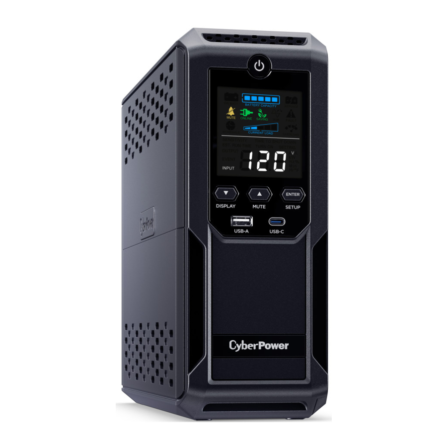 CyberPower CP1500AVRLCD3, CP1350AVRLCD3 Manual