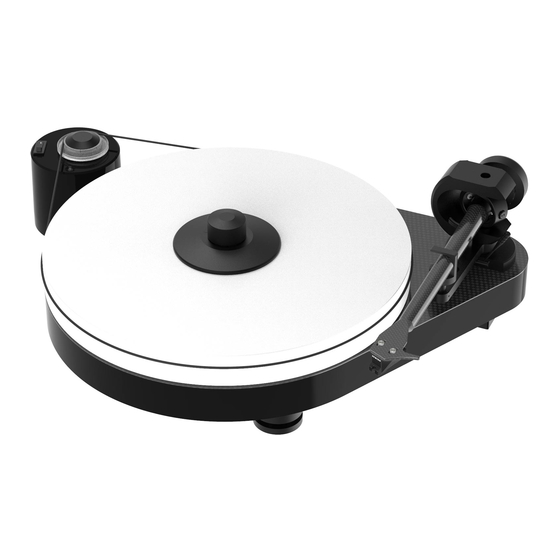 Pro-Ject Audio Systems Pro-Ject RPM 5 Instructions For Use Manual