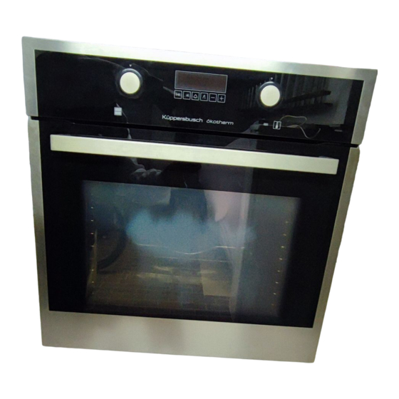 Kuppersbusch EEB 6300.5 Instructions For Use And Installation Instructions