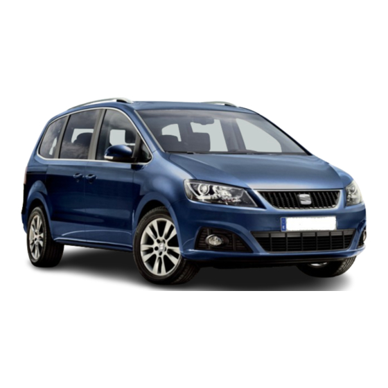 Seat Alhambra Quick Manual