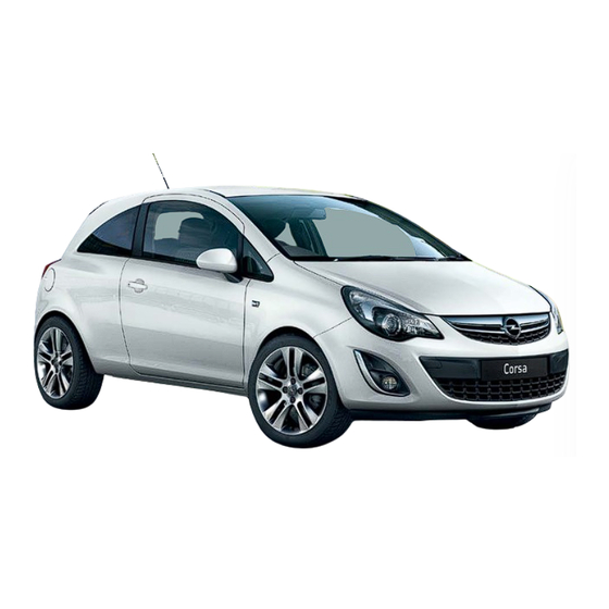 Opel CORSA 2014 Brochure & Specs