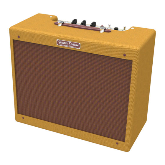 Fender '57 custom deluxe Owner's Manual