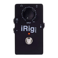IK Multimedia iRig STOMP Quick Start Manual