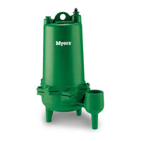Myers MWH50 Series Installation And Service Manual