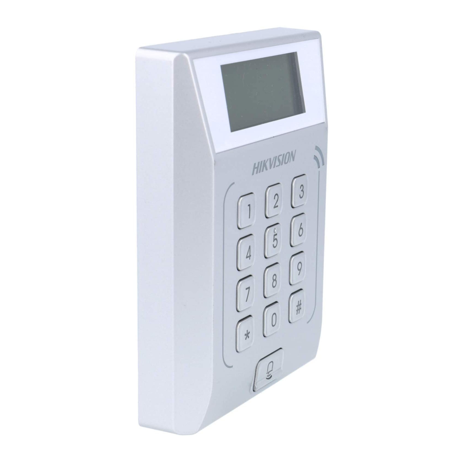 HIKVISION DS-K1T802 Series Quick Start Manual