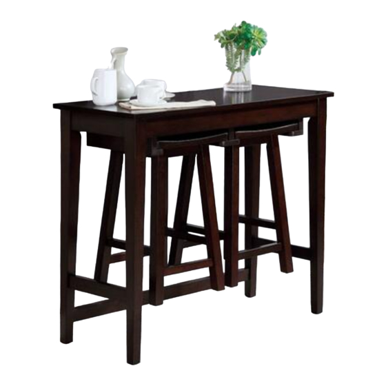 Furniture of America CM3475PT-3PK Assembly Instructions Manual