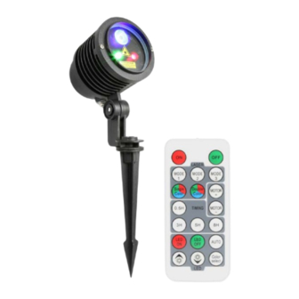 Beamz IP65 Outdoor Multipoint RG 3W RGB LED Instruction Manual