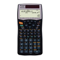 Sharp EL-W516B - Scientific Calculator With WriteView Operation Manual