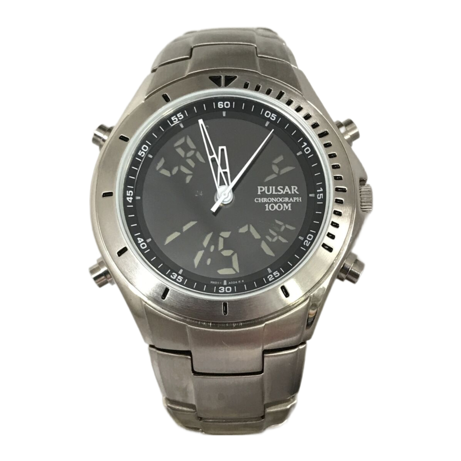 Pulsar NX01 - Watch Manual