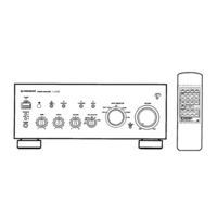 Pioneer A-60AK Operating Instructions Manual