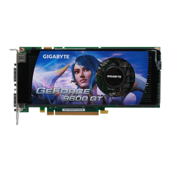 GIGABYTE GV-NX96T512H-B Manuals