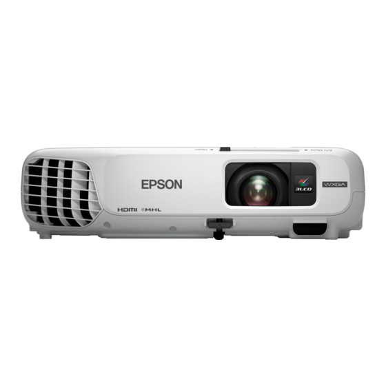 Epson EB-W28 User Manual