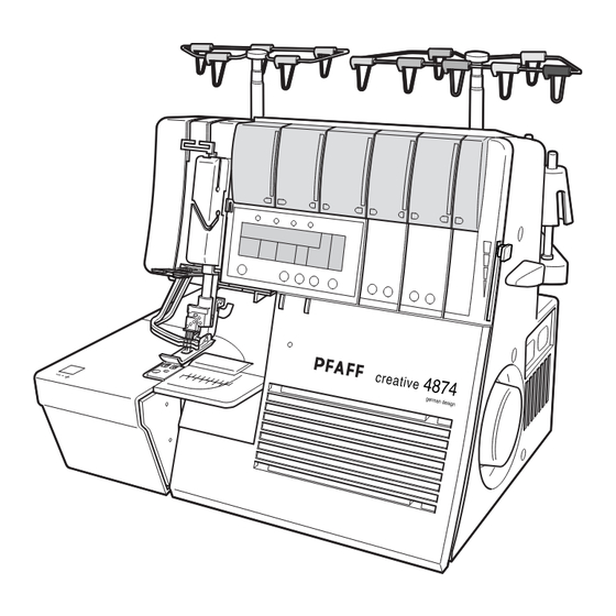 Pfaff 4874 Service Manual