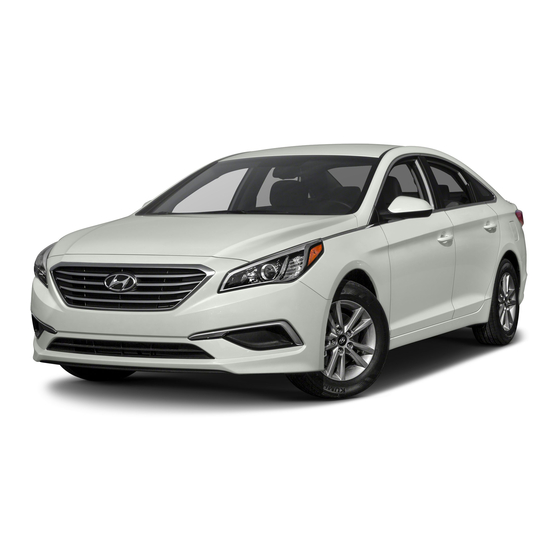 Hyundai SONATA 2015 Quick Tips