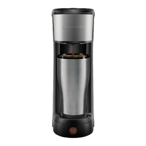 Chefman InstaCoffee Quick Start Manual