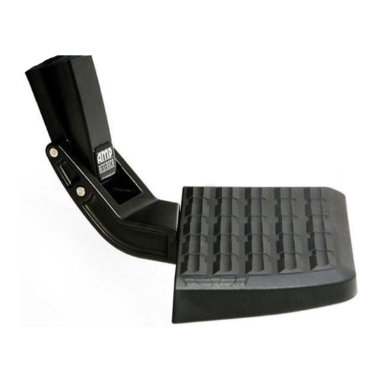 AMP Research BedStep 75329-01A Quick Start Manual