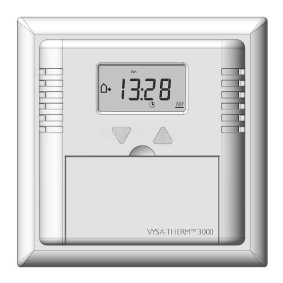 Vysal Vysa-Therm 3000 Owner's Manual