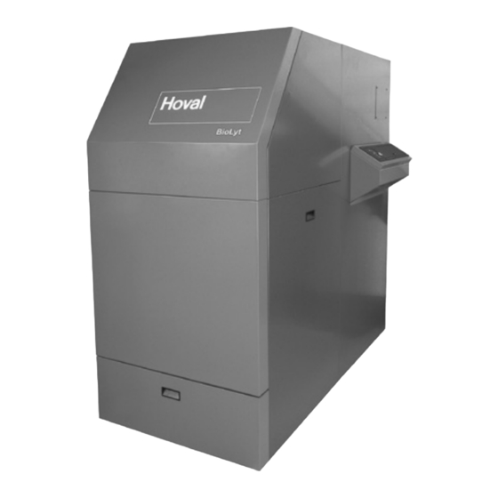 Hoval BioLyt 50 Operating Instructions Manual