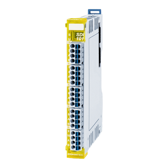 SIGMATEK SDI 101 Manual