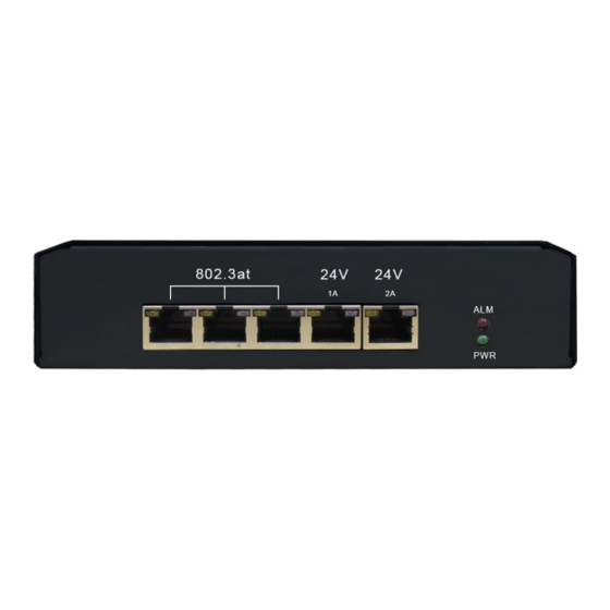 User Manuals: DirekTronik 20100851 PoE Switch