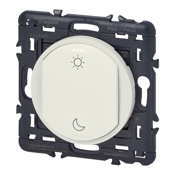 LEGRAND 0 648 84L Quick Start Manual