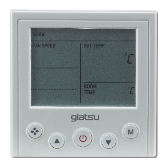GIA GIATSU -KJRP86A1E Installation And Operation Manual