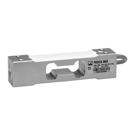 HBM PW2C Series Mounting Instructions