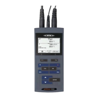 Xylem WTW pH/Cond 3320 Quick Start Manual