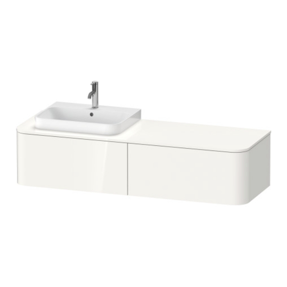 DURAVIT Happy D.2 Plus HP 4944 L Mounting Instructions