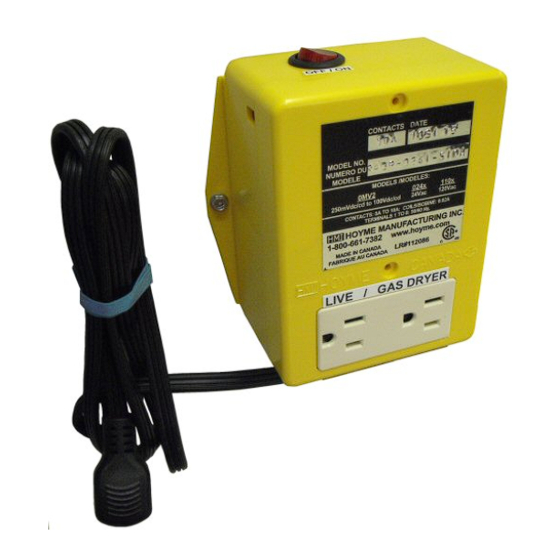 HMI HOYME RADP-0242-S10A Installation Instructions