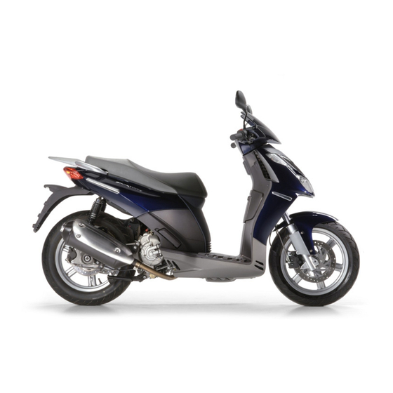 APRILIA SPORTCITY 250IE - 2007 Instruction Sheet