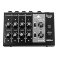 Monacor accessories MMX-8 Instruction Manual