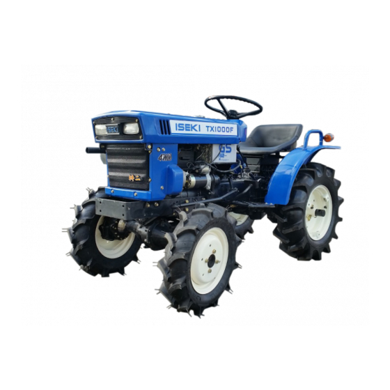 Iseki TX1500 Operation Manual