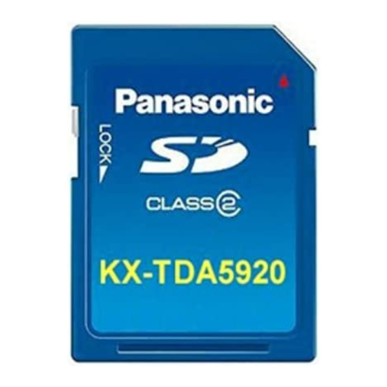 Panasonic KX-TDA5920 Manuals