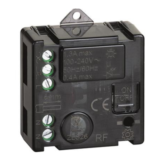 Bticino 3584C Quick Start Manual