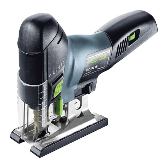 Festool Carvex SC 420 EB Operating Manual