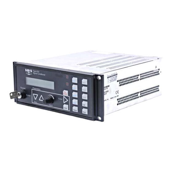 MKS 670B Instruction Manual
