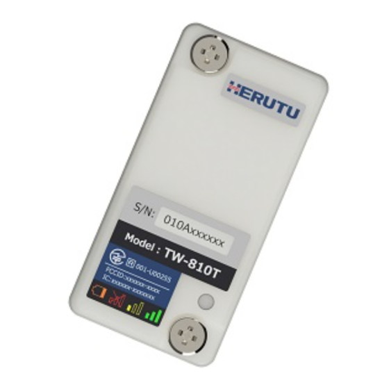 Herutu TW-810T Instruction Manual
