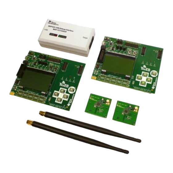 Texas Instruments CC1125 Quick Start Manual